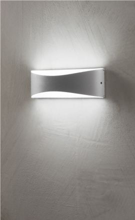 Απλίκα Εξωτερικού Χώρου LED 10W Bios Ασημί IP65