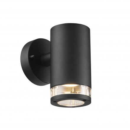 Επίτοιχο Φωτιστικό Birk Single LED GU10 Αλουμίνιο Μαύρο IP44
