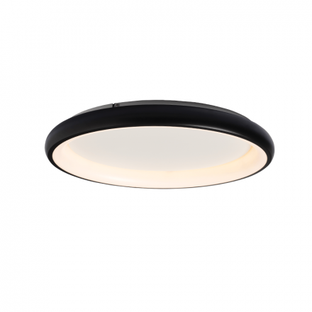 ACA Πλαφονιέρα LED 73W CCT Μαύρο Μέταλλο DIANA 81cm