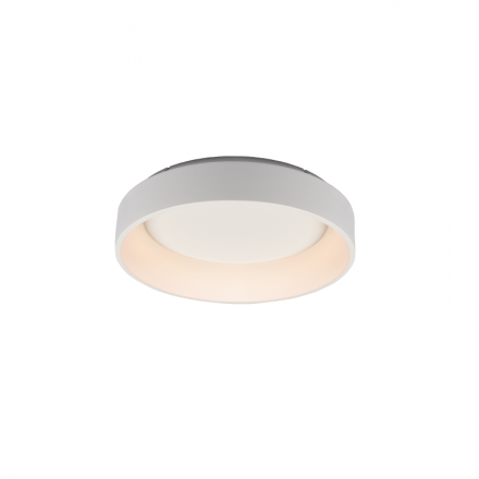 ACA Πλαφονιέρα LED 36W CCT APOLLO Μέταλλο Λευκό D45XH14CM