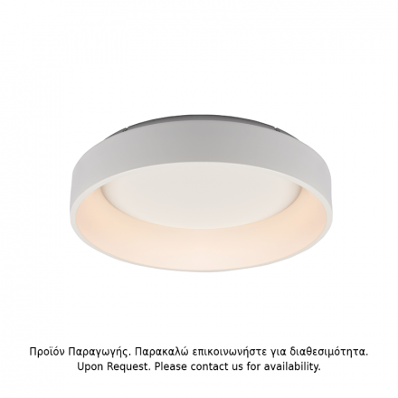 ACA Φωτιστικό Οροφής LED 52W Dimmer 4000K 3600Lm Μεταλλικό Λευκό IP20 100x14x6cm