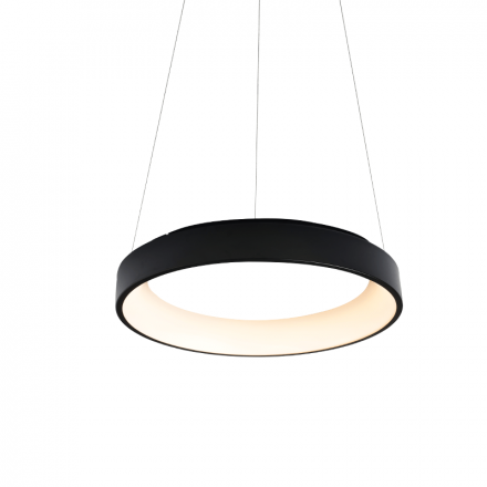 APOLLO Κρεμαστό Φωτιστικό Φ78cm LED 73W 3CCT - Μαύρο Μέταλλο 
