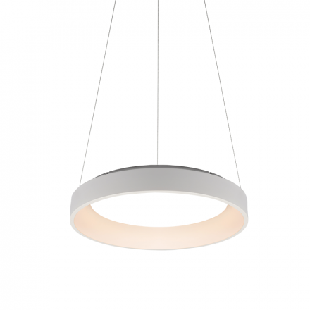 ACA Κρεμαστό Φωτιστικό LED 73W CCT Λευκό Μέταλλο APOLLO 78cm