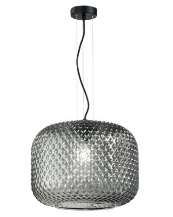 Κρεμαστό Φωτιστικό LED Ε27 Brandy Smoke