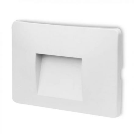 Επίτοιχη Τετράγωνη Απλίκα Vekta LED 3W 3000K Λευκή IP65
