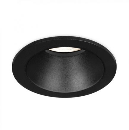 LED Spot GU10 Μαύρο Μονό
