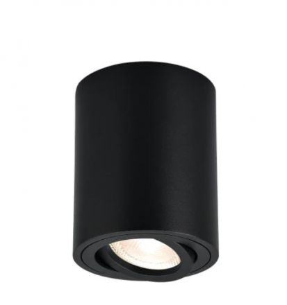 Spot Οροφής LED GU10 Gama Μαύρο Ρυθμιζόμενο