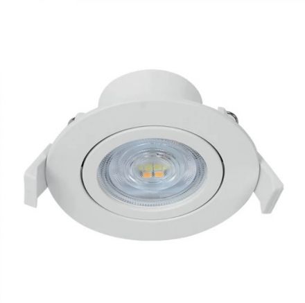 Στρογγυλό Χωνευτό LED Spot 7W CCT Λευκό Dimmable