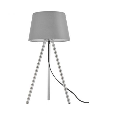 Πορτατίφ LED 1xΕ27 Γκρι F002T