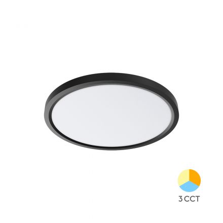 Πλαφονιέρα LED Jade Slim 26W CCT IP20 Ø30 Μαύρο