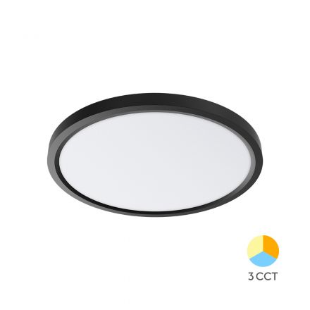 Πλαφονιέρα LED Jade Slim 36W CCT IP20 Ø40 Μαύρο