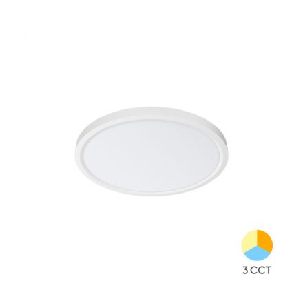Πλαφονιέρα LED Jade Slim 20W CCT IP20 Ø23 Λευκό