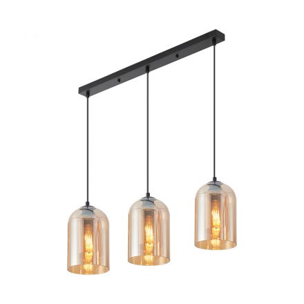 Κρεμαστό Φωτιστικό Ράγας LED 3xE27 - Amber