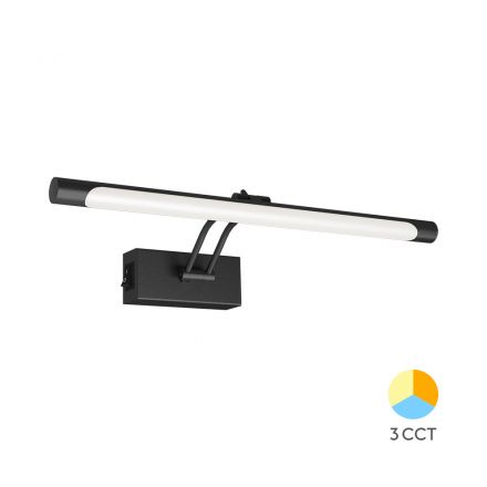 Απλίκα Μπάνιου Sara LED 8W CCT IP44 Μαύρο