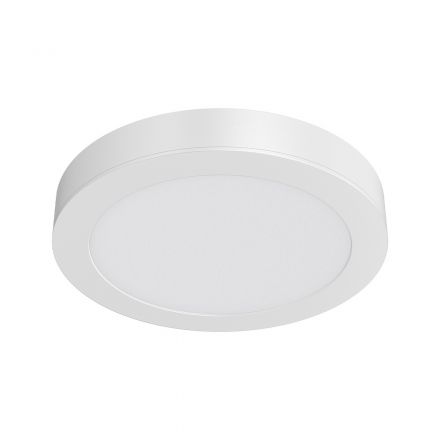 Επίτοιχο Στρογγυλό LED Panel 18W 6500K Λευκό
