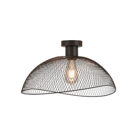 Φωτιστικό Οροφής LED 1xE27 Μαύρο Ø45
