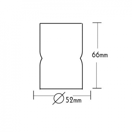 ACA Στρογγυλό Γυάλινο Χωνευτό Σποτ με Ντουί G9 Ασημί 5.2x5.2cm