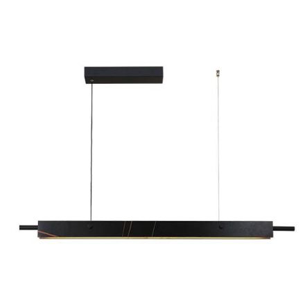 Φωτιστικό Κρεμαστό Γραμμικο LED 20W 3CCT -  Μαυρο