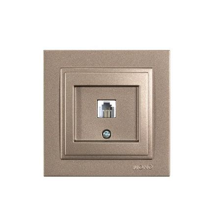 Πρίζα Τηλεφώνου Μονή RJ 11 Light Fume MONO