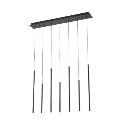 Κρεμαστό Φωτιστικό Αλουμίνιο LED 16W 600Lm 3000K - Μαύρο - CASCADE