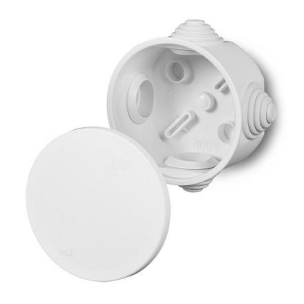 Μπουάτ Εξωτερικό Φ65x35 IP55 Λευκό IK04