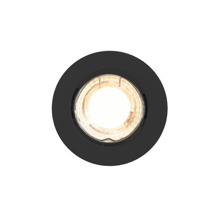 Χωνευτό Σποτ 5-Kit Canis LED 4.7W GU10 2700K Μαύρο Λευκό IP20