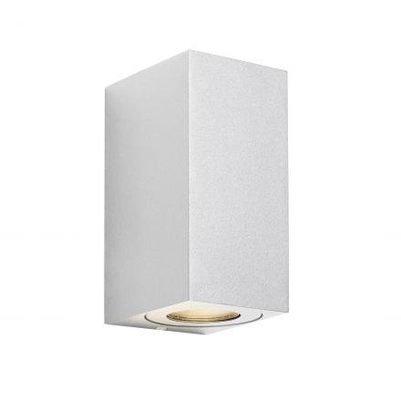 Επίτοιχο Φωτιστικό Canto Maxi Kubi 2 LED 2xGU10 Αλουμίνιο Λευκό IP44