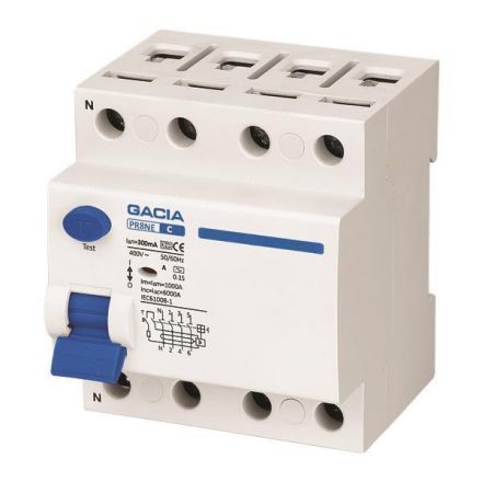 Ρελε Διαρροης 4Χ25Α 6Ka 300Ma Gacia Type A