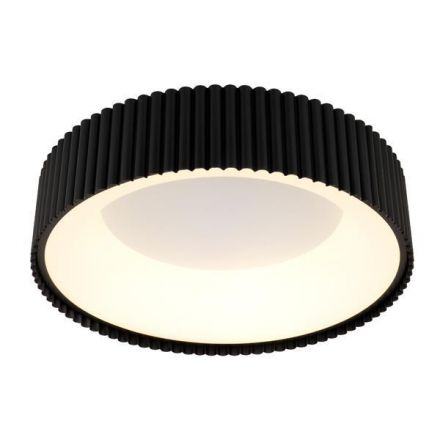Πλαφονιέρα Μεταλλική LED 30W 3000K 2262Lm Φ460mm Μαύρο ARTE ILLUMINA HALLO