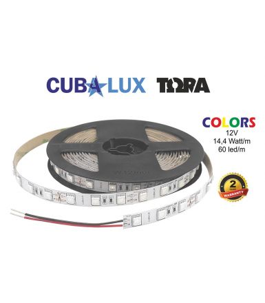 Cubalux Ταινία LED ΤΩΡΑ 14.4W/m 12V IP20 5m Κόκκινο