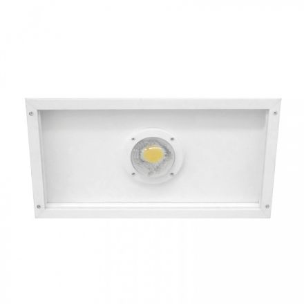 Χωνευτό Φωτιστικό Πρατηρίων LED 100W 6500K Α-Ω IP65