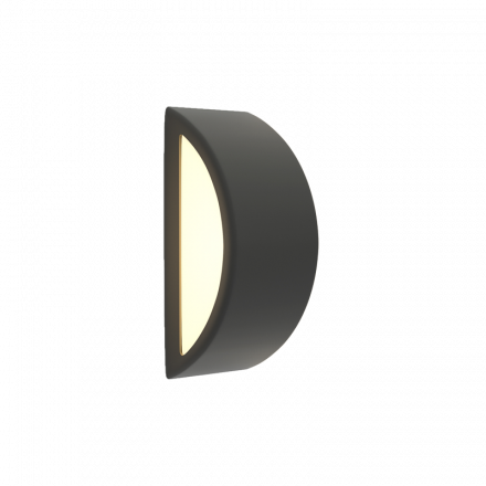 InLight Clear 1xΕ27 Outdoor Up-Down Wall Lamp Anthracite D32cmx13cm (80202744)
