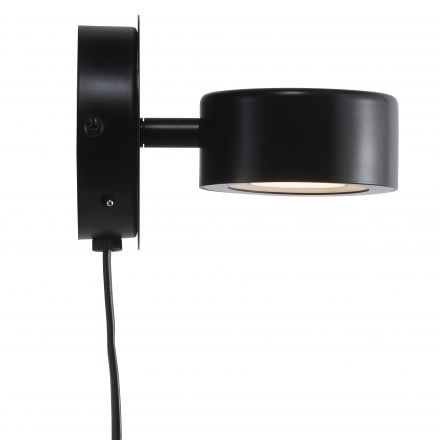 Επίτοιχο Φωτιστικό Clyde LED 4W Μεταλλικό Μαύρο