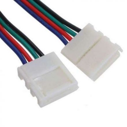 Διπλός Συνδετήρας Ταινίας LED COB 2 ΚΑΛΩΔΙΩΝ 10mm