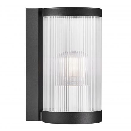 Επίτοιχο Φωτιστικό Coupar LED E27 Πλαστικό Μαύρο IP 54