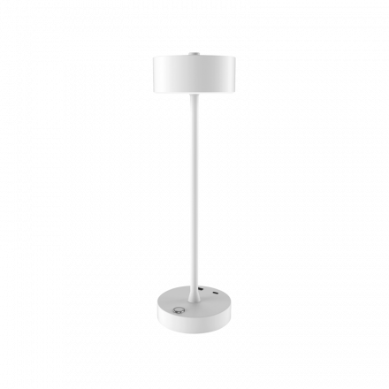 InLight Crater Rechargeable LED 2W 3CCT Touch Table Lamp White D:38cmx11cm (80100120)