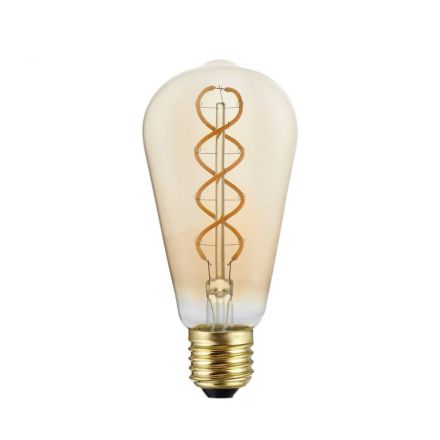 Λάμπα LED Αχλάδι St64 1.3W 5V 80Lm Μελί 2500K Dimmable