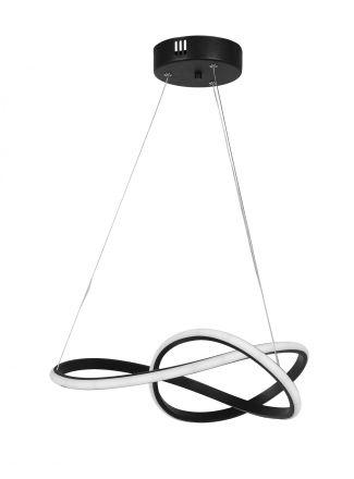 Heronia Lighting Κρεμαστό Φωτιστικό LED 48W Mercury-50 LED Μαύρο