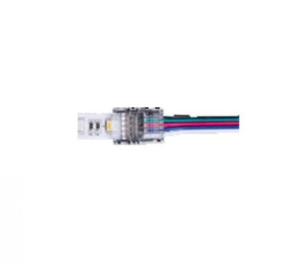 Cubalux Connector RGBW παροχής 12mm με Καλώδιο