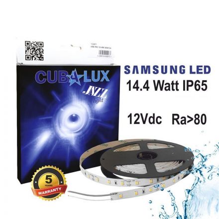 CUBALUX Jazz light Μονόχρωμη Ταινία LED 14.4W/m 12V IP65 5m
