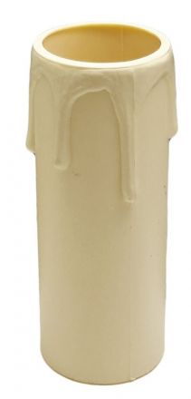 Cubalux Κάλυμμα Κερί Για Ντουί E14 Ø26x65mm Αβόριο