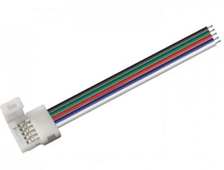 Cubalux Connector RGBW παροχής 10mm με Καλώδιο 15cm