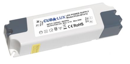 Cubalux LED Τροφοδοτικό 25W 12V IP20