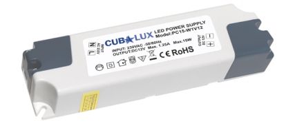 Cubalux LED Τροφοδοτικό 15W 12V IP20