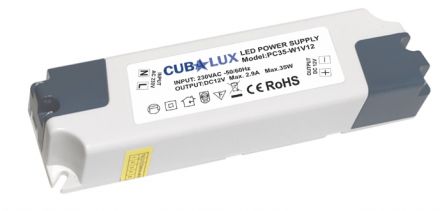 Cubalux LED Τροφοδοτικό 35W 12V IP20