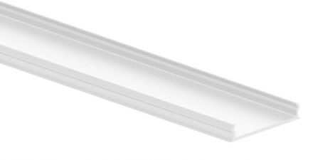 Cubalux Πλαστικό Κάλυμμα Ράγας 3m (Ράγα ST2, ST5, ST9) Λευκό
