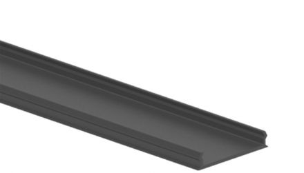 Cubalux Πλαστικό Κάλυμμα Ράγας 3m (Ράγα ST2, ST5, ST9) Μαύρο