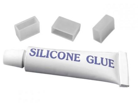 Cubalux Σετ 3 Τερματικές Τάπες για Ταινία IP67/ IP68 10,4 mm + Σιλικόνη