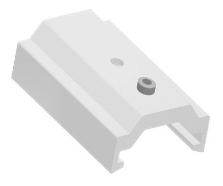 Cubalux Στήριγμα Ράγας S-9500 312-SV Λευκό