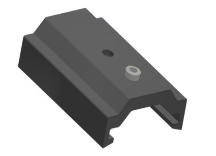 Cubalux Στήριγμα Ράγας S-9500 312-SV Μαύρο